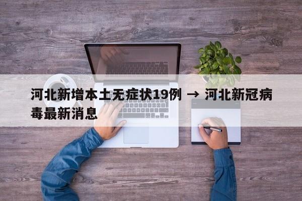 河北新增本土无症状19例 → 河北新冠病毒最新消息